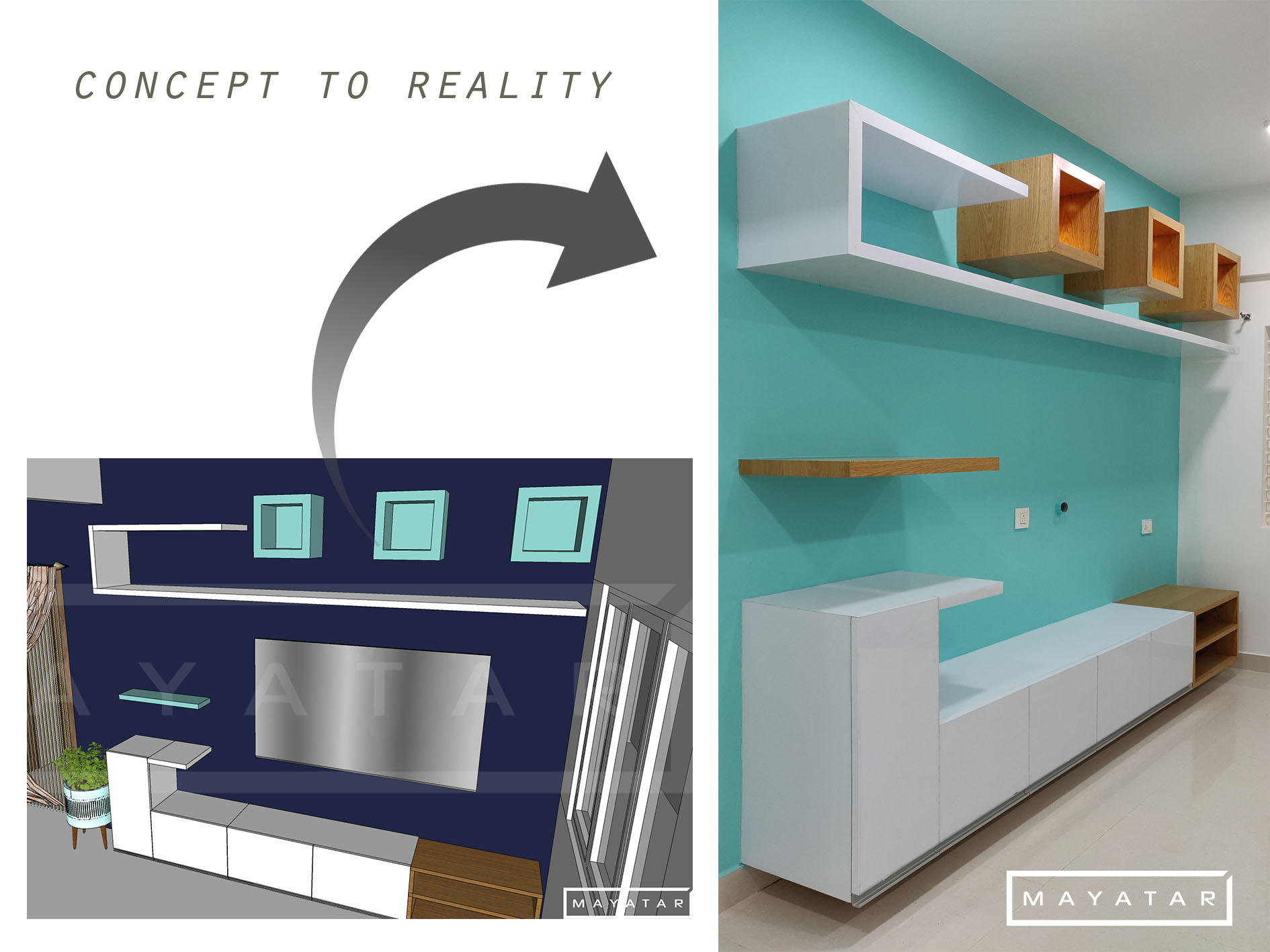3BHK Apartment interior