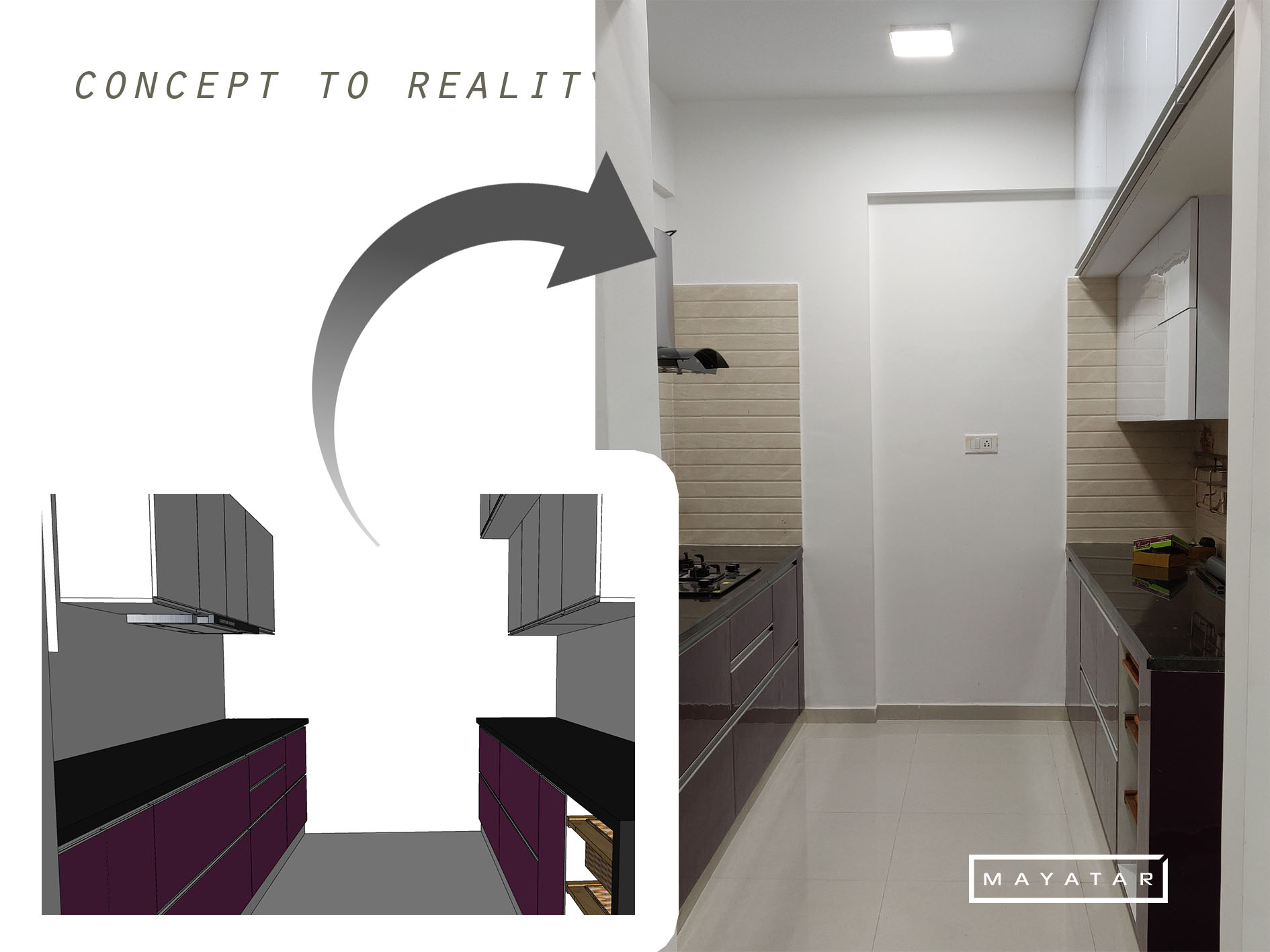3BHK Apartment interior