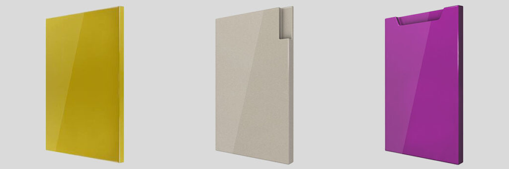 Ceramic PU finish Kitchen Cabinet Finishes