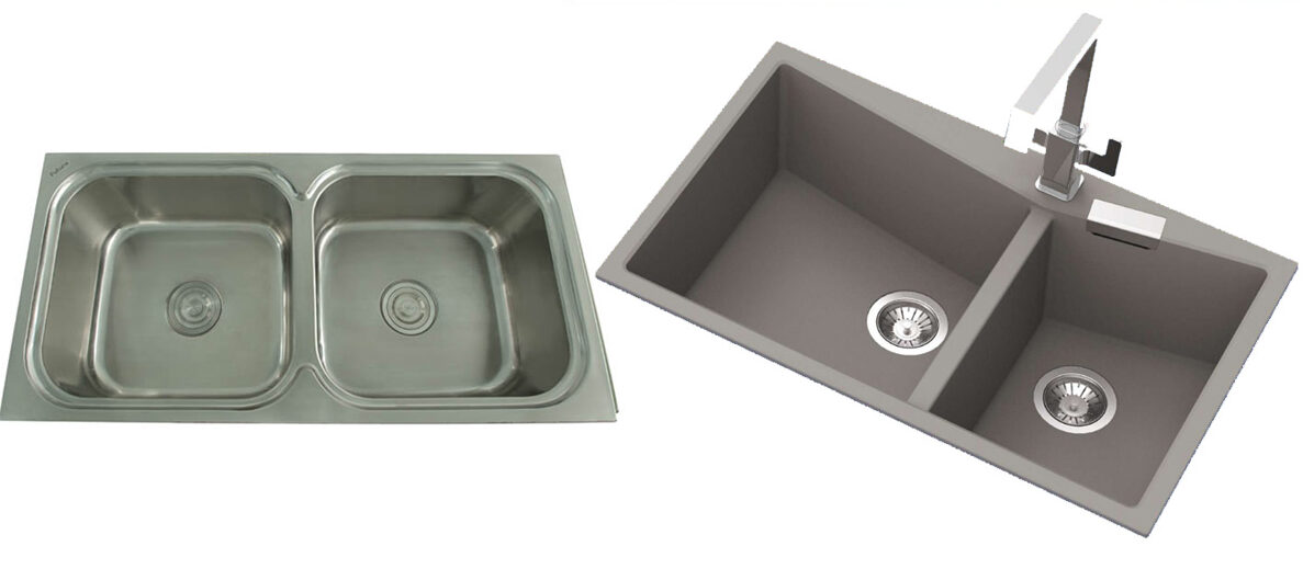 Double Bowl kitchen Sink
