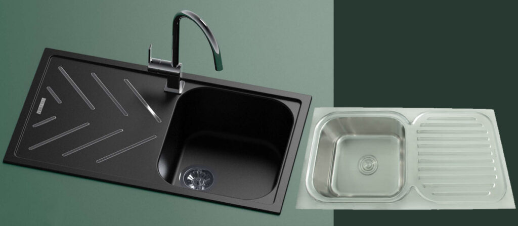 Single Bowl with Drainboard kitchen sink