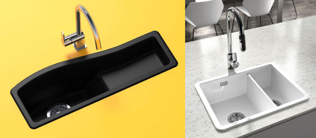 Top mount kitchen sink
