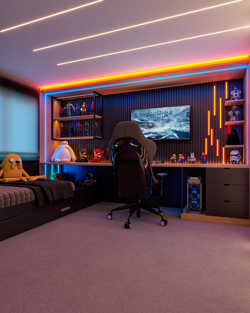 Gaming Room Design That Will Make Your Friends Jealous Mayatar gaming room design interior Mayatar